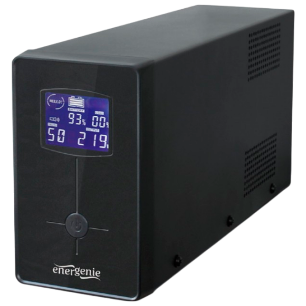 ИБП Gembird EG-UPS-031 (390 / 650) Черный  photo 1