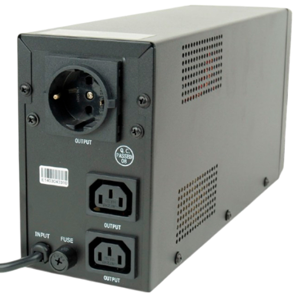 ИБП Gembird EG-UPS-031 (390 / 650) Черный  photo 3