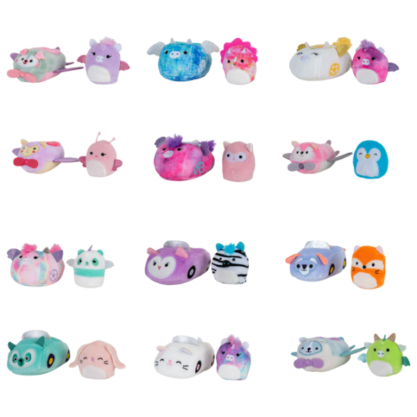 Jucărie moale Squishville Animals Mini Plush in Vehicle SQM0020 Multicolor 5+ photo 1