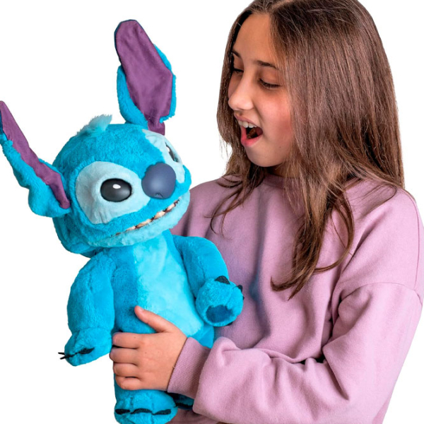 Jucărie interactivă Stitch Disney Real FX Chatty Stitch Puppet DIS102501 Blue 6+ photo 2