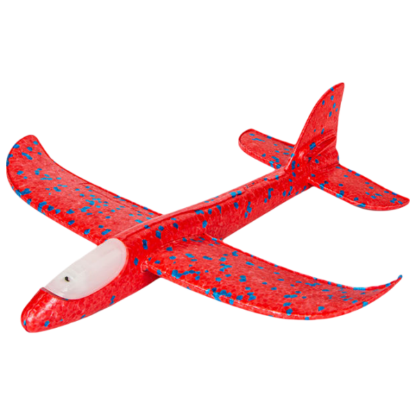 Avion planor Insportline LED airplane 17702 Multicolor Pentru copii, 3+ photo 2