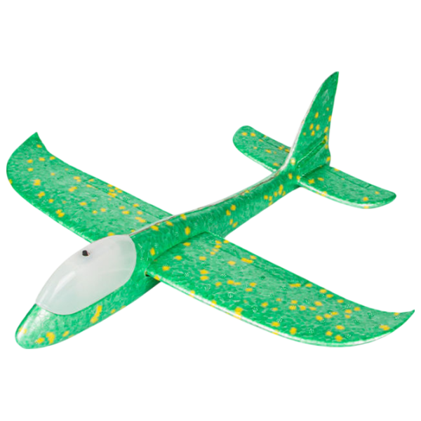 Avion planor Insportline LED airplane 17702 Multicolor Pentru copii, 3+ photo 4