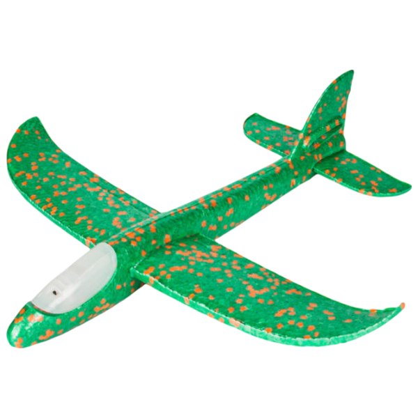 Avion planor Insportline LED airplane 17702 Multicolor Pentru copii, 3+ photo 5