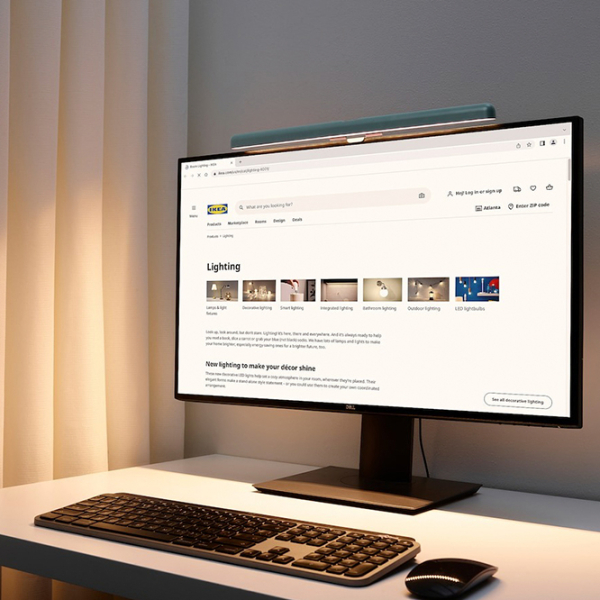Лампа для монитора Ikea Lagergang Turcoaz USB photo 4