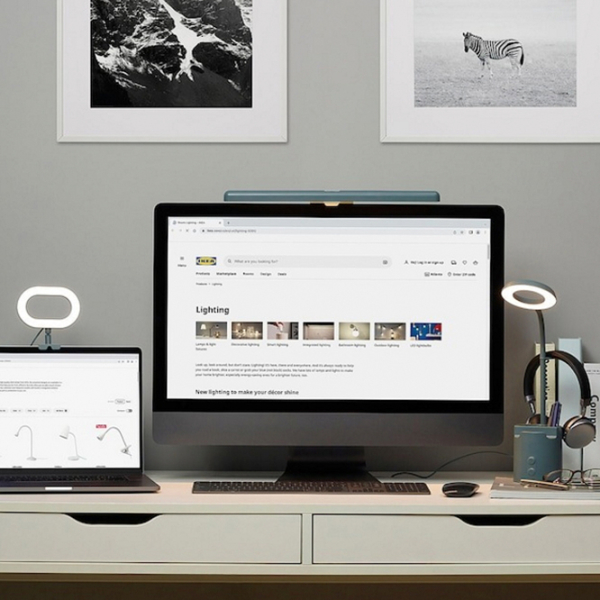 Лампа для монитора Ikea Lagergang Turcoaz USB photo 5