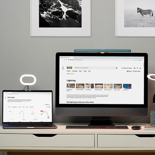 Lampă Ikea Stankregn Turcoaz USB photo 5