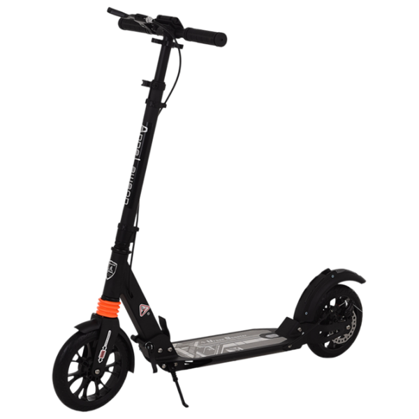 Детский двухколёсный самокат Glamvers 5D (45802) Черный 6 лет, 100 кг, Полиуретановые photo 1