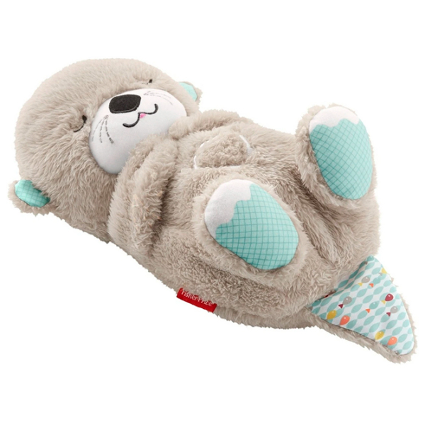 Jucărie moale Fisher Price Animals Fabulous Dreams of an Otter FXC66 Gray 0+ photo 4