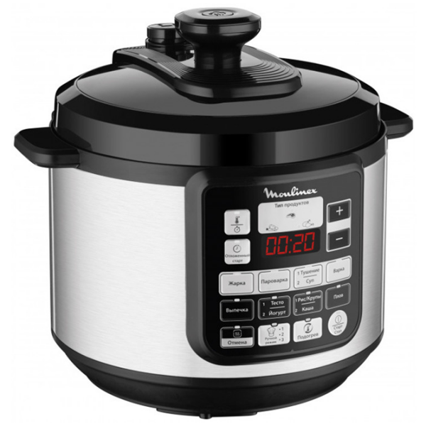 Мультиварка Moulinex CE620D34 Нержавеющая сталь 1000 Вт, 5 л photo 2