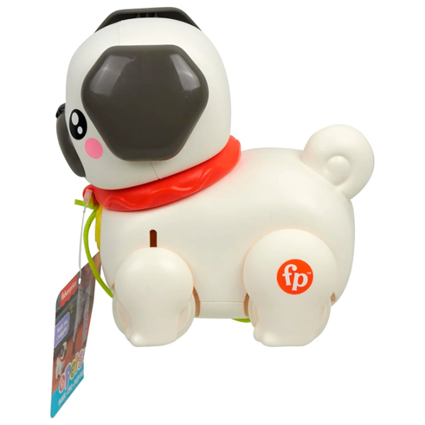 Jucărie de împins și tras Fisher Price Animals HTW94 White 1+ photo 3