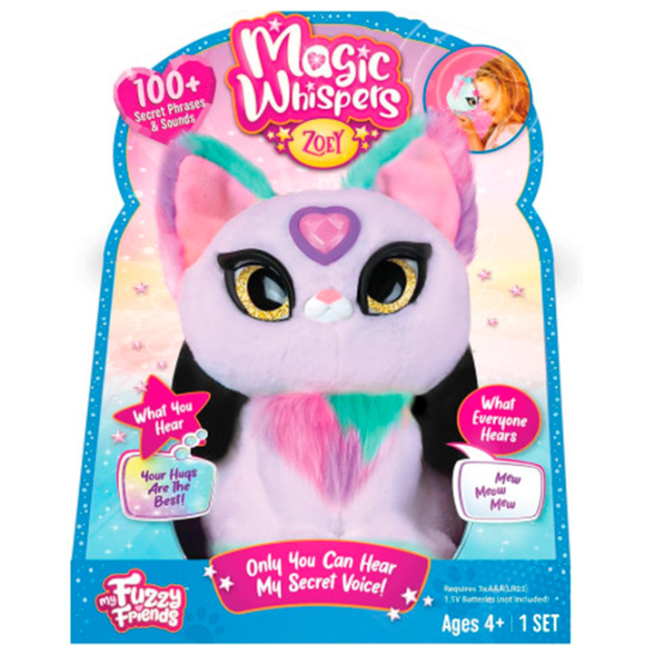 Jucărie moale My Fuzzy Friends Magic Whispers Zoey 18605S Pink 4+ photo 5