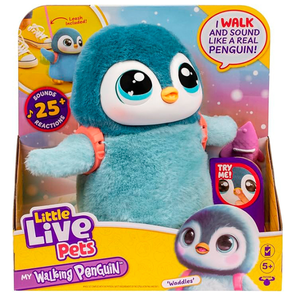 Интерактивная игрушка Little Live Pets Penguin 26535 Синий 5+ photo 5