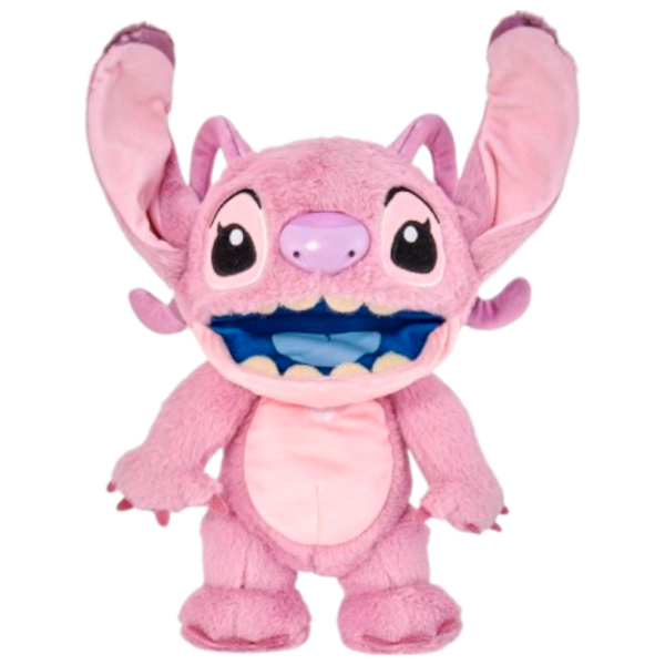 Jucărie moale Stitch Disney Real FX Chatty Angel Puppet DIS102601 Pink 6+ photo 1