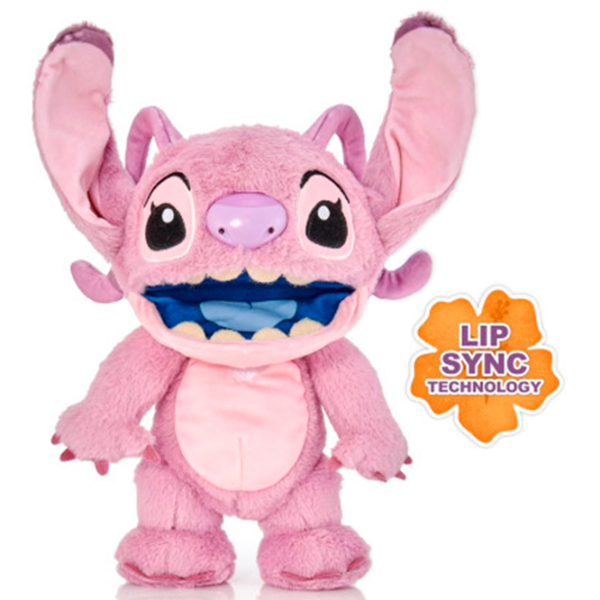 Jucărie moale Stitch Disney Real FX Chatty Angel Puppet DIS102601 Pink 6+ photo 4