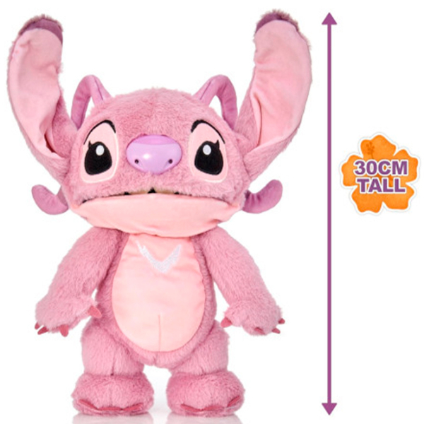 Jucărie moale Stitch Disney Real FX Chatty Angel Puppet DIS102601 Pink 6+ photo 5