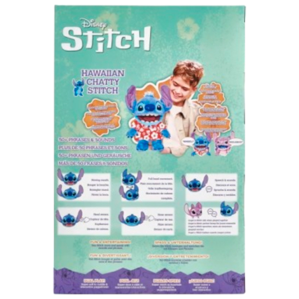 Мягкая игрушка Stip Disney Real FX Hawaiian Stitch Puppet DIS102701 Синий 6+ photo 7