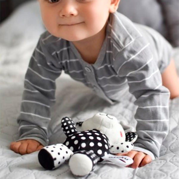 Игрушка для колясок и кроваток Akuku Animals Cow 14031 Черный 0+ photo 2