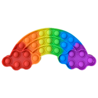 Игрушка антистресс Optmarket Rainbow Разноцветный Разноцветный / 3+