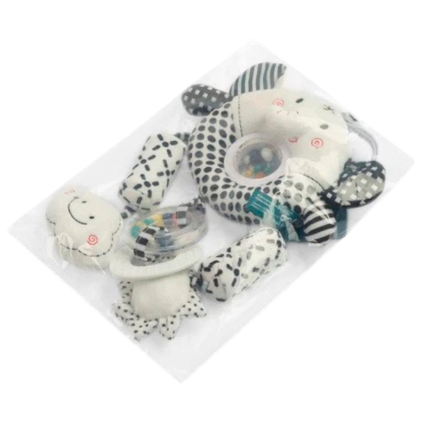 Jucărie pentru pătuțuri și cărucioare Sensillo Elephant Z-0341 White 0+ photo 3