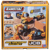 Игровой набор Teamsterz JCB Mini Machines 1417259 Коричневый Для мальчиков, 5+