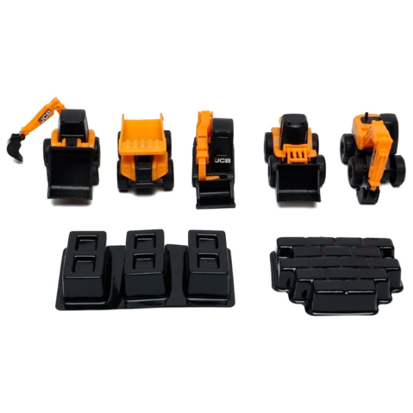 Игровой набор Teamsterz JCB Mini Machines 1417259 Коричневый Для мальчиков, 5+ photo 5