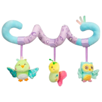 Jucărie pentru pătuțuri și cărucioare Sensillo Owl Z-041 Violet 0+