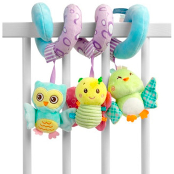 Jucărie pentru pătuțuri și cărucioare Sensillo Owl Z-041 Violet 0+ photo 4