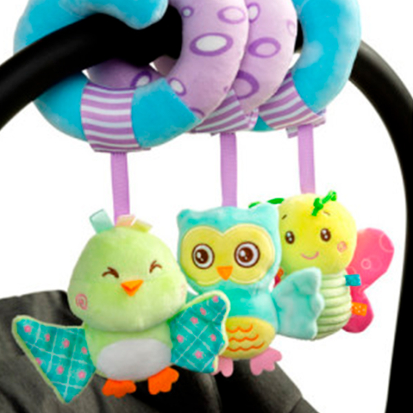 Jucărie pentru pătuțuri și cărucioare Sensillo Owl Z-041 Violet 0+ photo 5