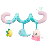 Jucărie pentru pătuțuri și cărucioare Sensillo Octopus Z-042 Blue 0+