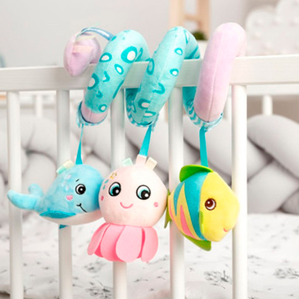 Jucărie pentru pătuțuri și cărucioare Sensillo Octopus Z-042 Blue 0+ photo 6
