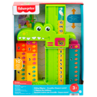 Интерактивная игрушка Fisher Price Учимся вместе Яркий аллигатор JCT13 Зеленый Для детей, 3+