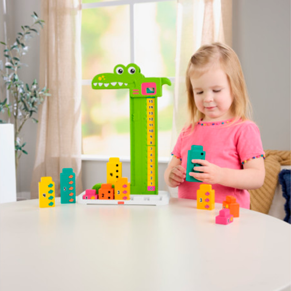 Jucărie interactivă Fisher Price Învățăm împreună Aligator strălucitor JCT13 Green Pentru copii, 3+ photo 5