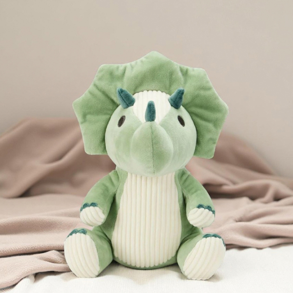 Jucărie moale Premaman Carlos the Triceratops PJQFHN-VEC-UNQ Green 0+ photo 2