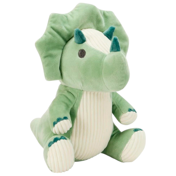 Jucărie moale Premaman Carlos the Triceratops PJQFHN-VEC-UNQ Green 0+ photo 3