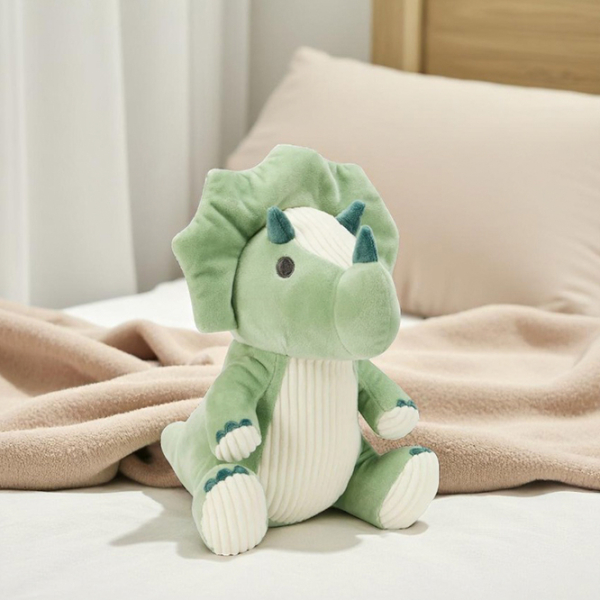 Jucărie moale Premaman Carlos the Triceratops PJQFHN-VEC-UNQ Green 0+ photo 4