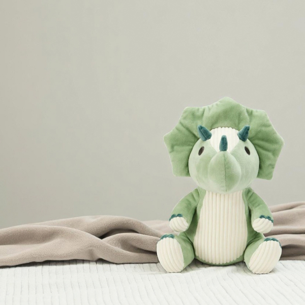 Jucărie moale Premaman Carlos the Triceratops PJQFHN-VEC-UNQ Green 0+ photo 5