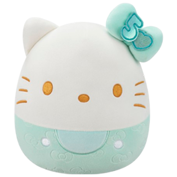 Jucărie moale Squishmallows Hello Kitty Embossed Bows W21 SQHK821E White 5+ photo 7