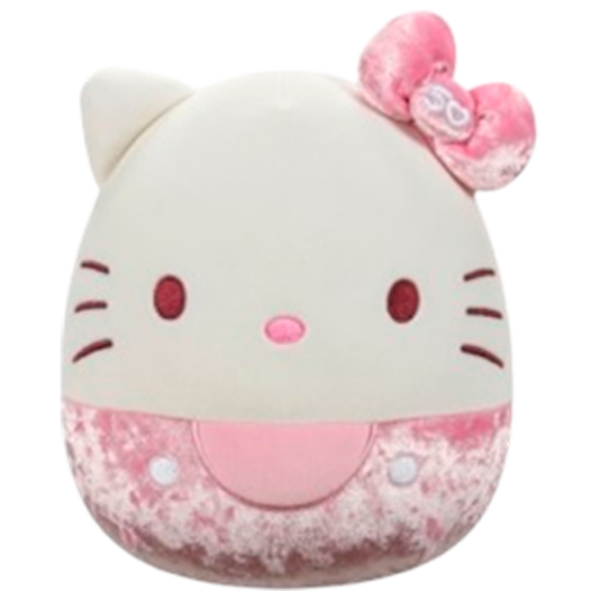 Мягкая игрушка Squishmallows Hello Kitty Velvet edition W21 SQHK821V Белый 5+ photo 1