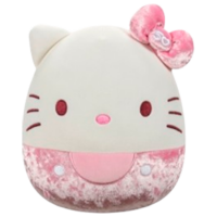 Мягкая игрушка Squishmallows Hello Kitty Velvet edition W21 SQHK821V Белый 5+