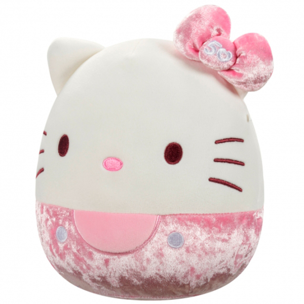Мягкая игрушка Squishmallows Hello Kitty Velvet edition W21 SQHK821V Белый 5+ photo 2