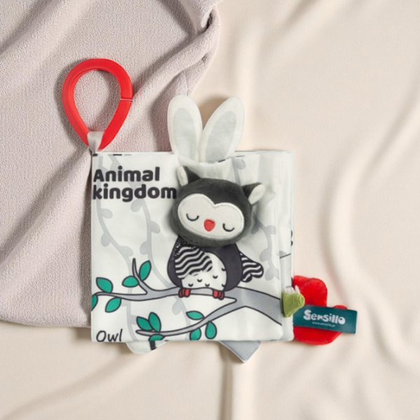 Jucărie educațională Sensillo Animals Owl Z-0371 Gray 0+ photo 4