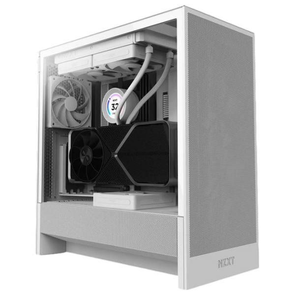 Корпус NZXT H5 Flow (2024) Белый micro ATX photo 1
