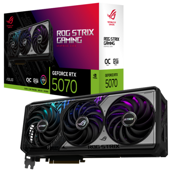 Видеокарта Asus GeForce RTX 5070 ROG Strix OC Edition 12 ГБ PCI Express x16 5.0 photo 11