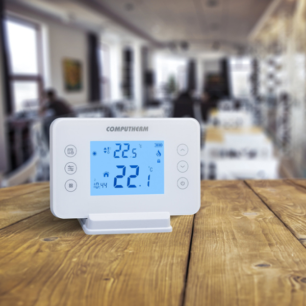 Termostat Computherm T70RF White Pentru sisteme de încălzire / Baterie photo 5