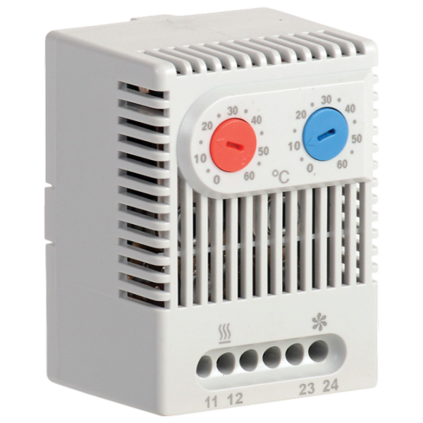 Термостат IEK YCE-DTNO-NC-60 Белый Для систем отопления / Сеть photo 1