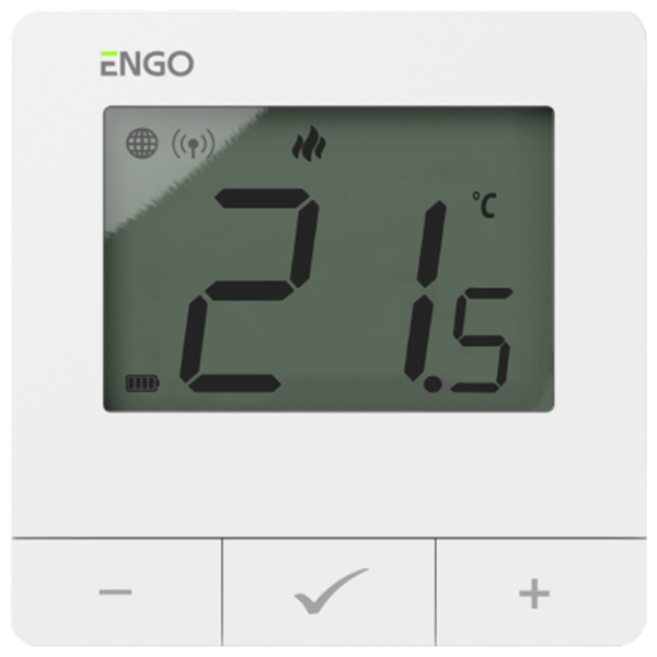 Termostat ENGO E20i-W White Pentru radiator / Baterie photo 2