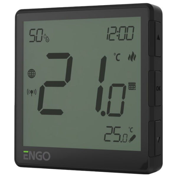 Термостат ENGO EONE-230B ZigBee Черный для пола / Сеть photo 2