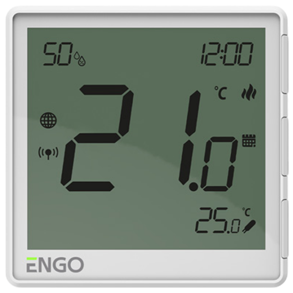 Termostat ENGO EONE-230W ZigBee White pentru pardosea / Rețea photo 1