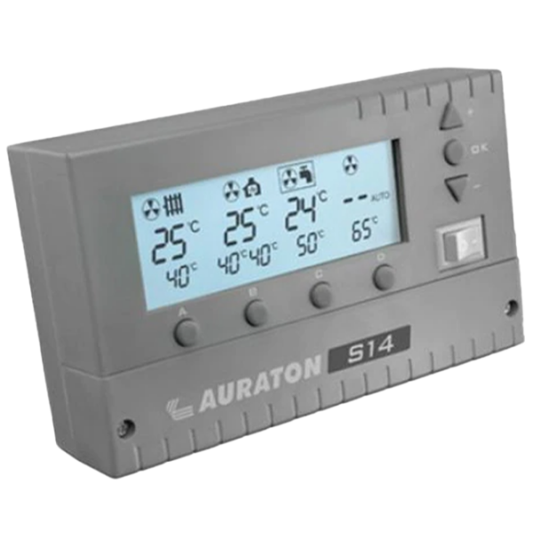 Termostat Auraton S 14 Gray Pentru pompe de circulație /  photo 1