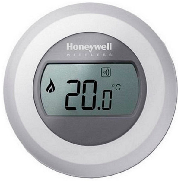 Termostat Honeywell Round T87RF2083 White Pentru cazane / Baterie photo 1